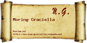 Moring Graciella névjegykártya